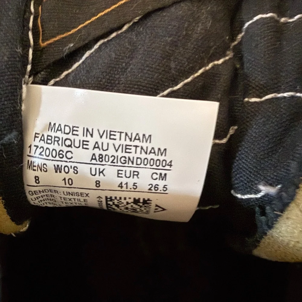 Converse Chuck Taylor All Star Chuck 70 Sherpa Egret High Top Sneakers Sz 8M/10W - Picture 8 of 9